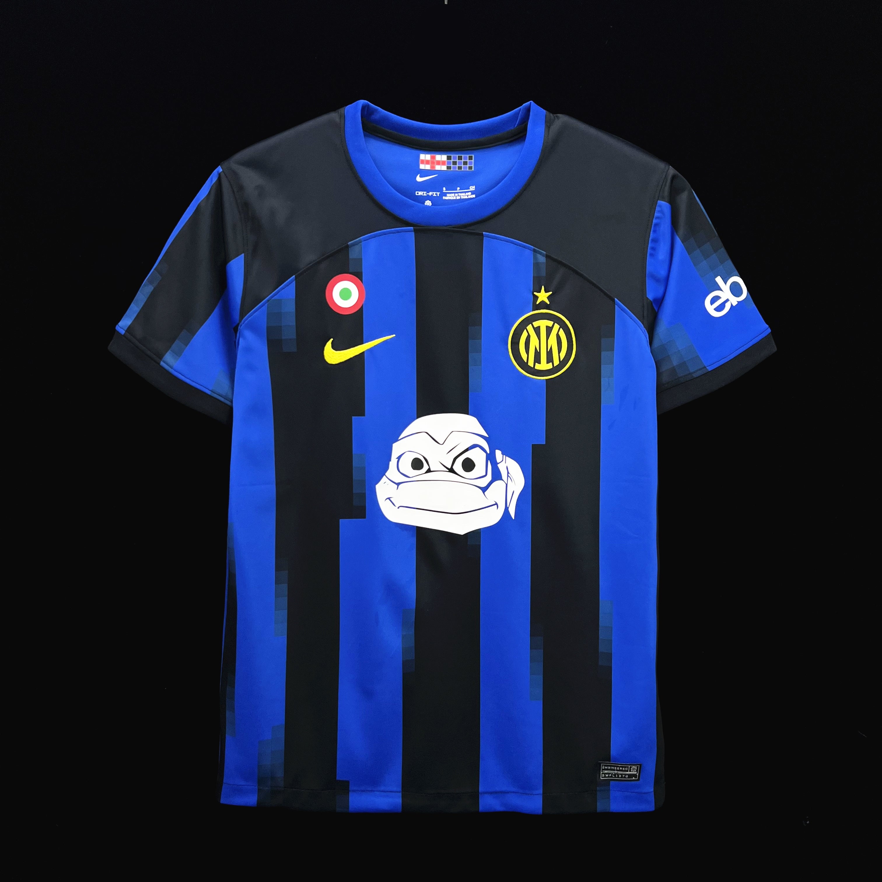 MAILLOT INTER MILAN DOMICILE X NINJA TURTLE 2024